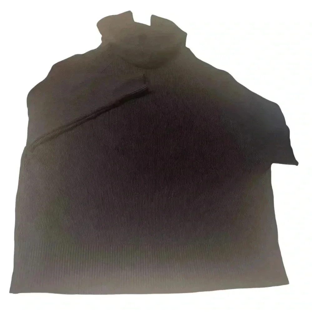 Ligotto Button Front Cardigan Gorgeous Womens Large Black Hooded - Picture 7 of 11